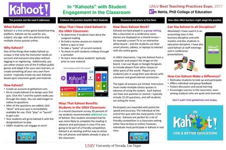 In “Kahoots” with Student Engagement in the Classroom