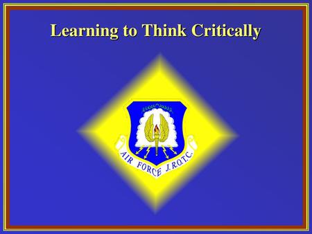 Learning to Think Critically