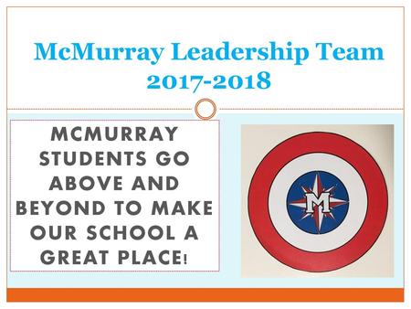 McMurray Leadership Team