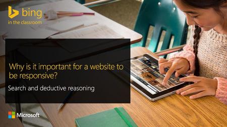 Why is it important for a website to be responsive?