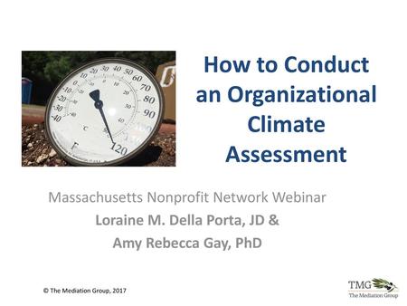 How to Conduct an Organizational Climate Assessment