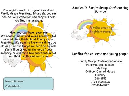 Sandwell’s Family Group Conferencing Service