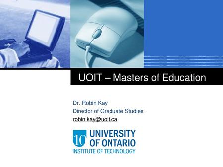 UOIT – Masters of Education