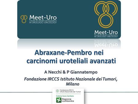 Abraxane-Pembro nei carcinomi uroteliali avanzati