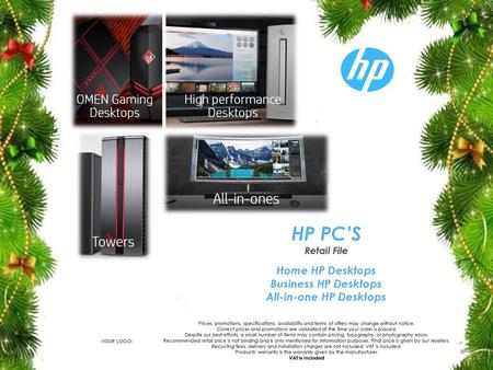 All-in-one HP Desktops