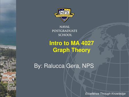 Intro to MA 4027 Graph Theory