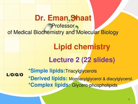 Dr. Eman Shaat Professor of Medical Biochemistry and Molecular Biology