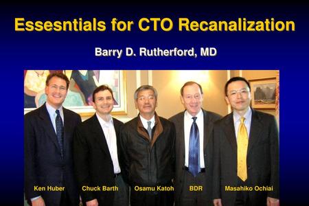 Essesntials for CTO Recanalization