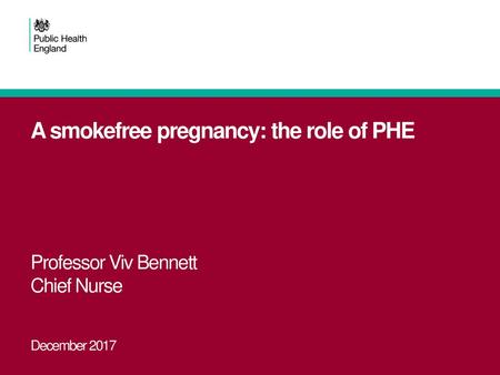 PHE Aims and Actions in Maternal and Child Health