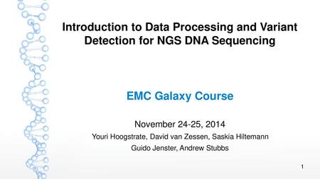 EMC Galaxy Course November 24-25, 2014