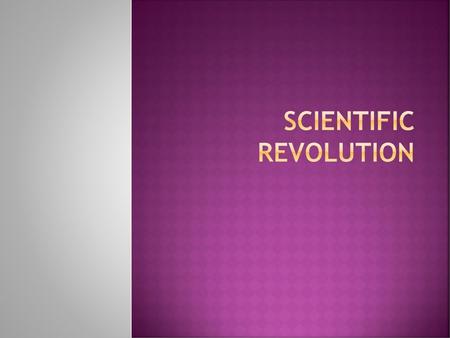 Scientific Revolution