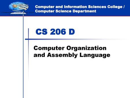 Morgan Kaufmann Publishers Computer Organization and Assembly Language