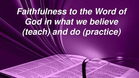 Welcome to St. Peter! Our faithful God deeply desires that we be faithful to him and his Word in both our teaching and Christian living. May our Heavenly.