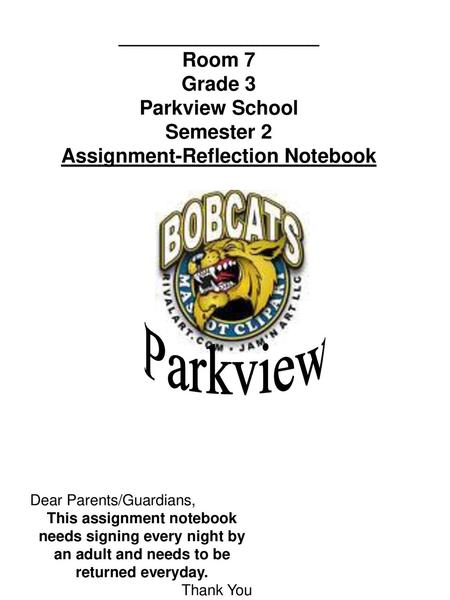 Assignment-Reflection Notebook This assignment notebook