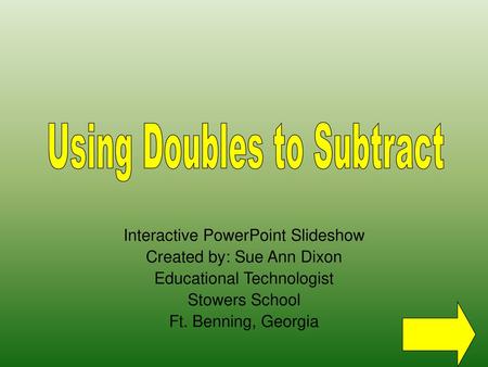 Using Doubles to Subtract