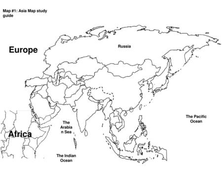 Europe Africa Map #1: Asia Map study guide Russia The Pacific Ocean