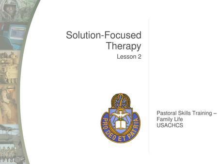 Solution-Focused Therapy