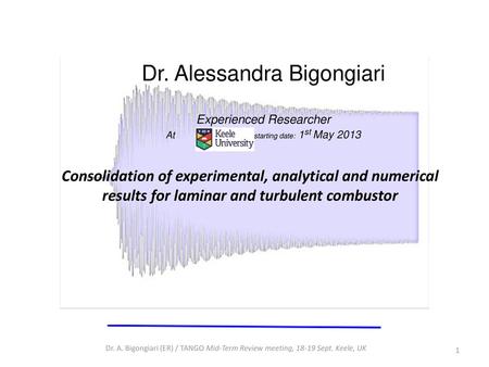 Dr. Alessandra Bigongiari