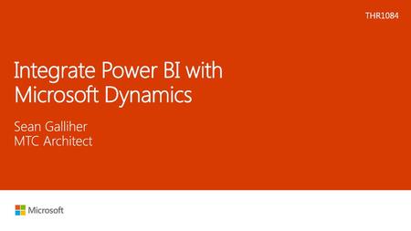 Integrate Power BI with Microsoft Dynamics