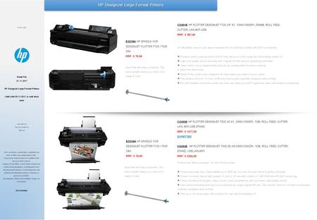 HP DesignJet Large-Format Printers