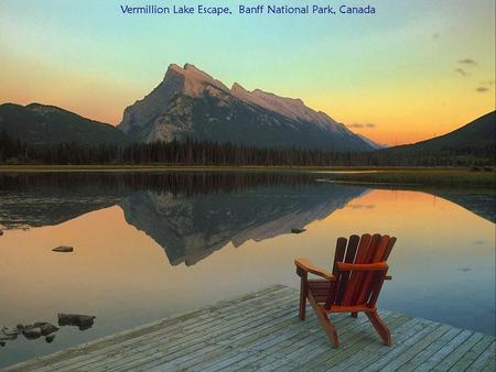 Vermillion Lake Escape, Banff National Park, Canada