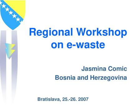 Regional Workshop on e-waste