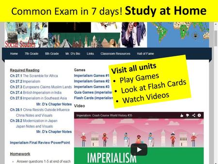 Common Exam in 7 days! Study at Home