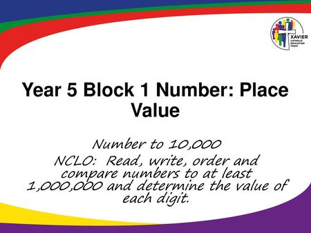 Year 5 Block 1 Number: Place Value