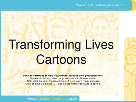 Transforming Lives Cartoons