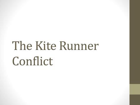 The Kite Runner Conflict