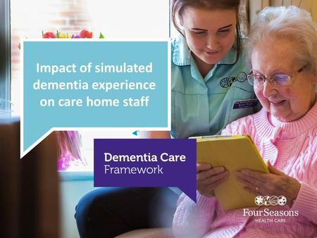 Impact of simulated dementia experience on care home staff