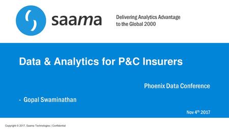 Data & Analytics for P&C Insurers