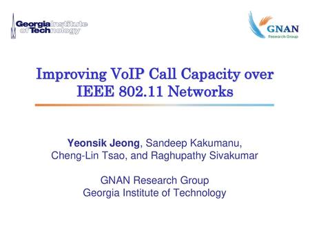 Improving VoIP Call Capacity over IEEE Networks