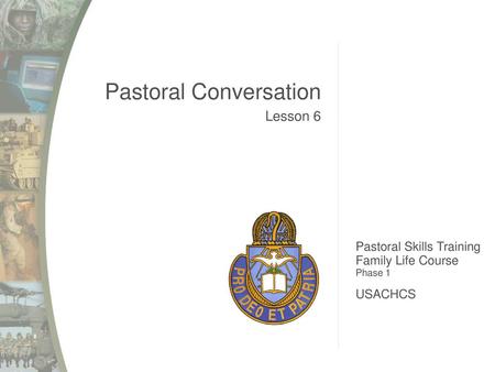 Pastoral Conversation