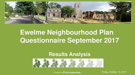 Ewelme Neighbourhood Plan Questionnaire September 2017