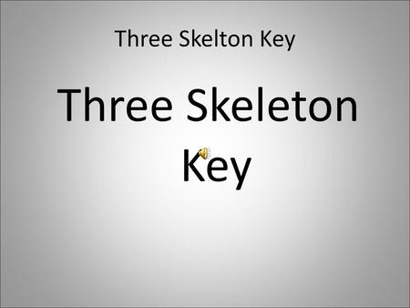 Three Skelton Key Three Skeleton Key.