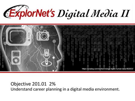 Objective % Understand career planning in a digital media environment.