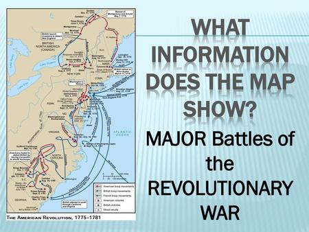 What Information does the Map show?