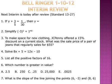 Bell Ringer INTERIM Review