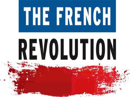 What is a Revolution? What revolutions have we studied in Global History? How was the American Revolution different than the other revolutions we’ve studied?