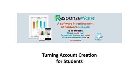 Turning Account Creation for Students