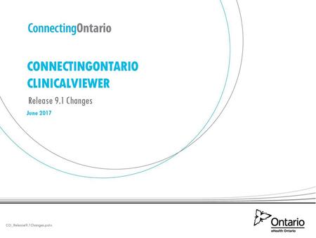 ConnectingOntario ClinicalViewer