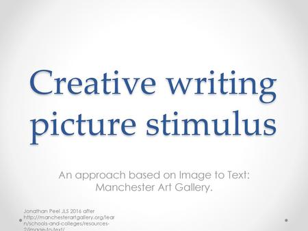 Creative writing picture stimulus