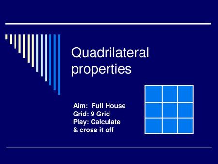 Quadrilateral properties