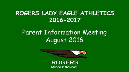 ROGERS LADY EAGLE ATHLETICS