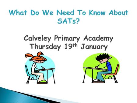 What Do We Need To Know About SATs