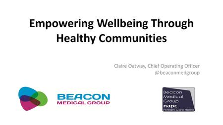 Empowering Wellbeing Through Healthy Communities