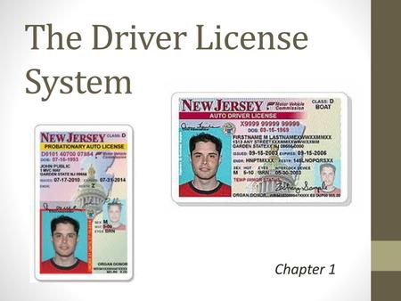 The Driver License System