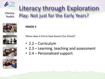 Literacy through Exploration