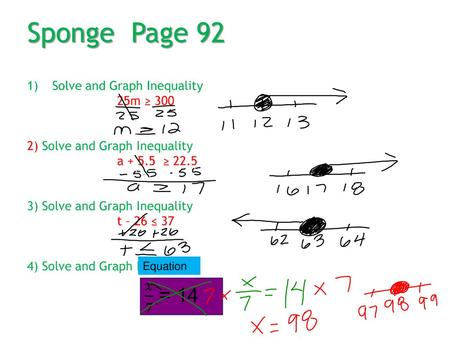 Sponge Page 92   Equation  .